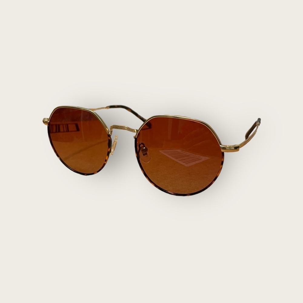 RARE vintage geometric sunglasses. Mint condition. Maroon brownish.